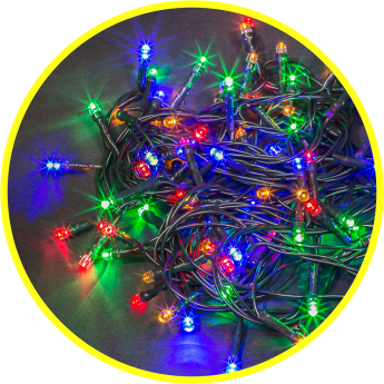 Гирлянда новогодняя светодиодная NAVIGATOR NGF-S01-100RGBY-10-9.5m-230-C8-BL-IP44