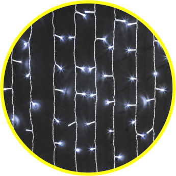 Гирлянда новогодняя светодиодная NAVIGATOR NGF-C01-192CW-10-1.5x1.2m-230-TR-IP20 Гирлянда новогодняя светодиодная NAVIGATOR NGF-C01-192CW-10-1.5x1.2m-230-TR-IP20