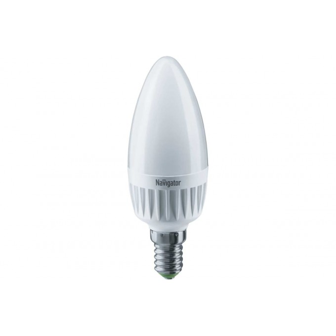 Лампа светодиодная NAVIGATOR LED 7вт Е14 диммируемая теплый матовая свеча 94376 NLL-C37