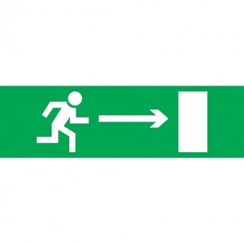 Аварийные наклейки NAVIGATOR серии NL "Направление к эвакуационному выходу налево"