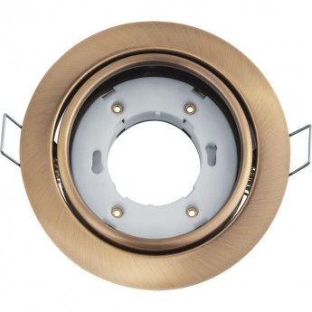 Встраиваемый декоративный поворотный светильник NAVIGATOR серия NGX-R5-007-GX53 поворотный черная бронза