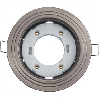 Встраиваемый декоративный поворотный светильник NAVIGATOR серия NGX-R6-004-GX53 2 кольца сатин-хром