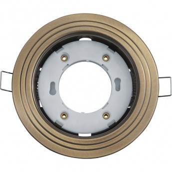 Встраиваемый декоративный поворотный светильник NAVIGATOR серия NGX-R6-007-GX53 черная бронза