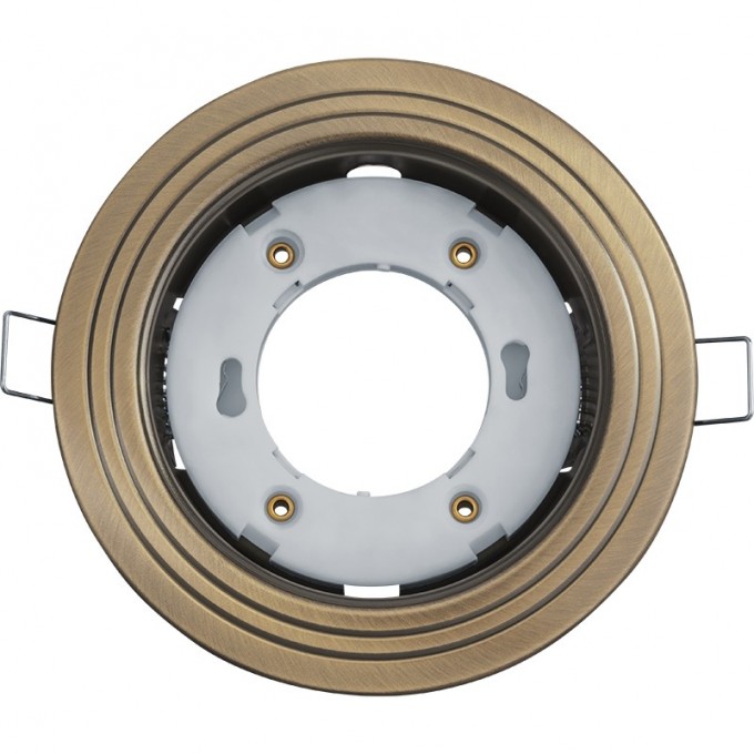 Встраиваемый декоративный поворотный светильник NAVIGATOR серия черная бронза NGX-R6-007-GX53