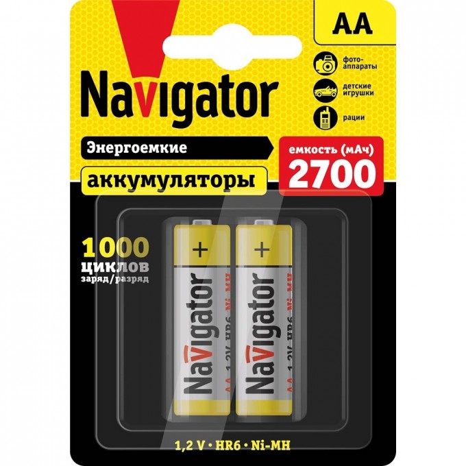 Аккумуляторы NAVIGATOR серии NHR-2700-HR6-BP2