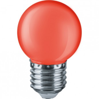 Светодиодная лампа NAVIGATOR серии NLL-G45-1-230-R-E27 «шар»