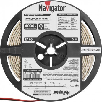 Светодиодная лента NAVIGATOR серии NLS-3528W120-9.6-IP65-12V-PRO R5