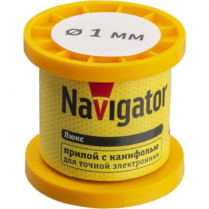 Припой с канифолью NAVIGATOR (POS-61, KATYSHKA, 1 MM, 100 GR) NEM-Pos02-61K-1-K100