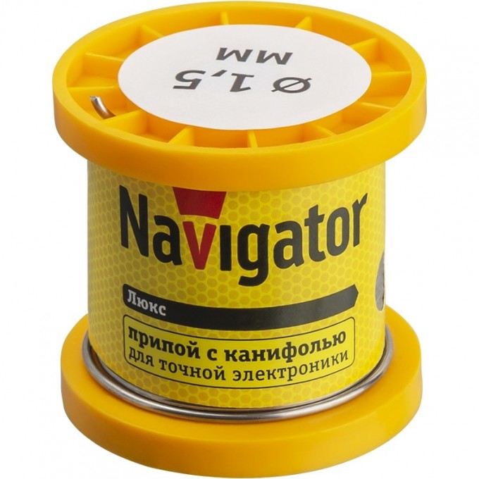 Припой с канифолью NAVIGATOR (POS-61, KATYSHKA, 1.5 MM, 100 GR) NEM-Pos02-61K-1.5-K100