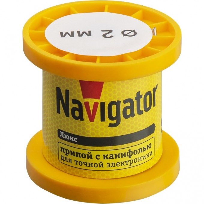 Припой с канифолью NAVIGATOR (POS-61, KATYSHKA, 2 MM, 50 GR) NEM-Pos02-61K-2-K50